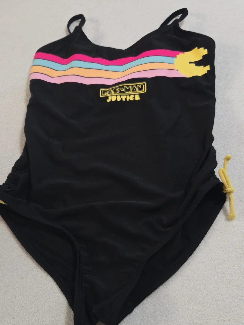 JUSTICE PAC MAN 1PC SWIMSUIT